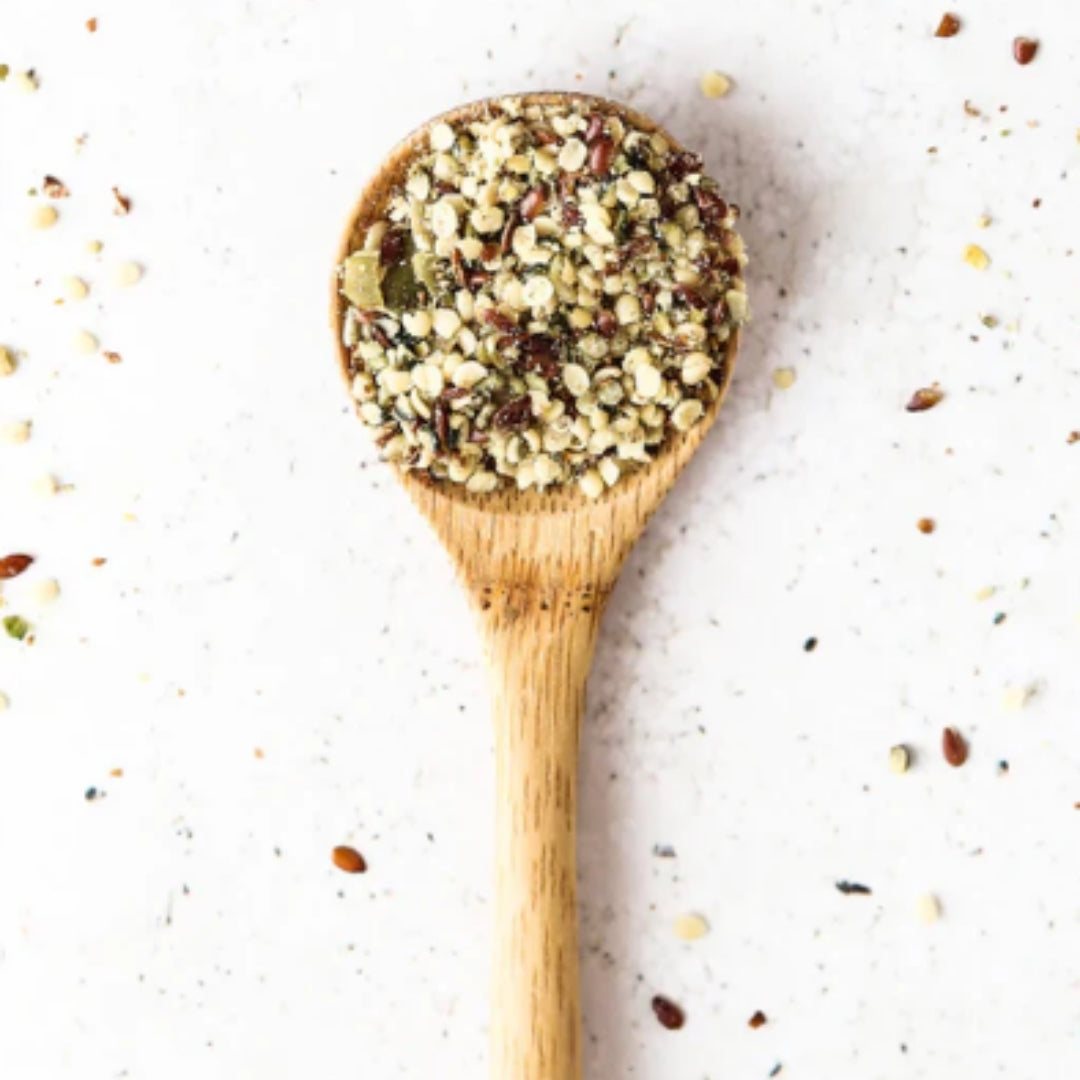 PCOS Seed Cycling Kit – Natural Hormone Balance with Flax, Pumpkin, Sunflower & Sesame Seeds