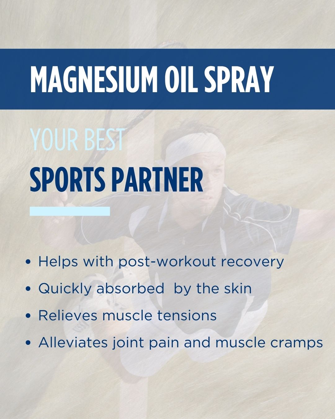 Magnesium Oil Spray – Instant Muscle Relief, Stress Recovery & Deep Relaxation (100ml)