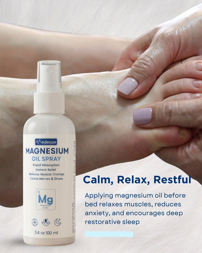 Magnesium Oil Spray – Instant Muscle Relief, Stress Recovery & Deep Relaxation (100ml)