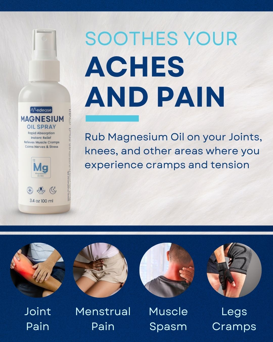 Magnesium Oil Spray – Instant Muscle Relief, Stress Recovery & Deep Relaxation (100ml)