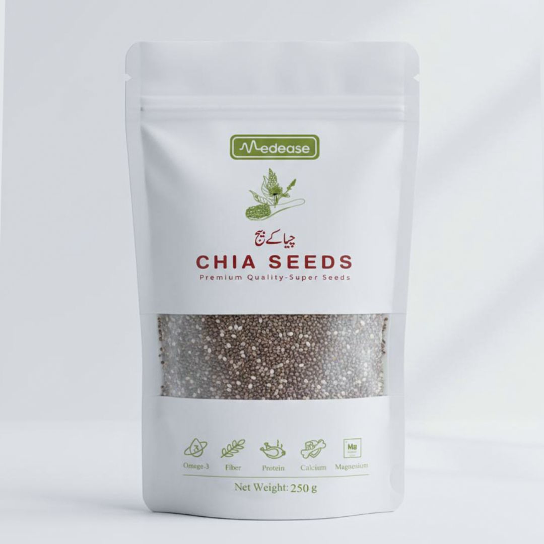 Organic Chia Seeds Whole - High Fiber & Omega 3 Super Food | Medease